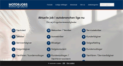 Desktop Screenshot of motorjobs.dk