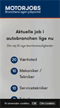 Mobile Screenshot of motorjobs.dk